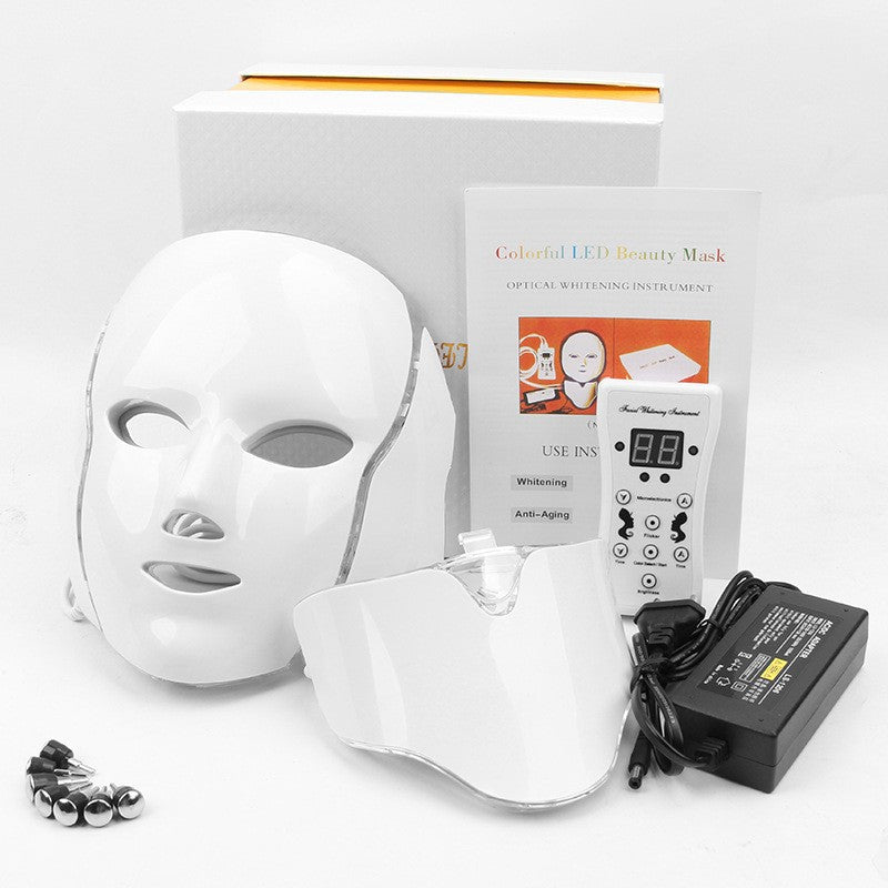 LED Face Mask mit Hals